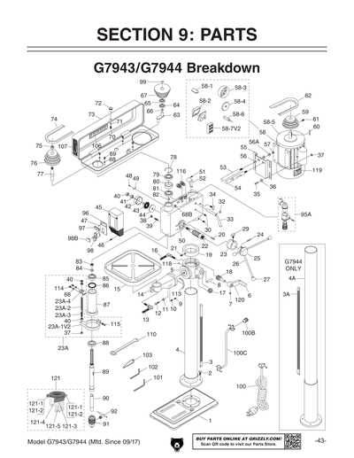 drill parts diagram