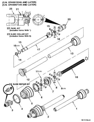 driveline parts diagram