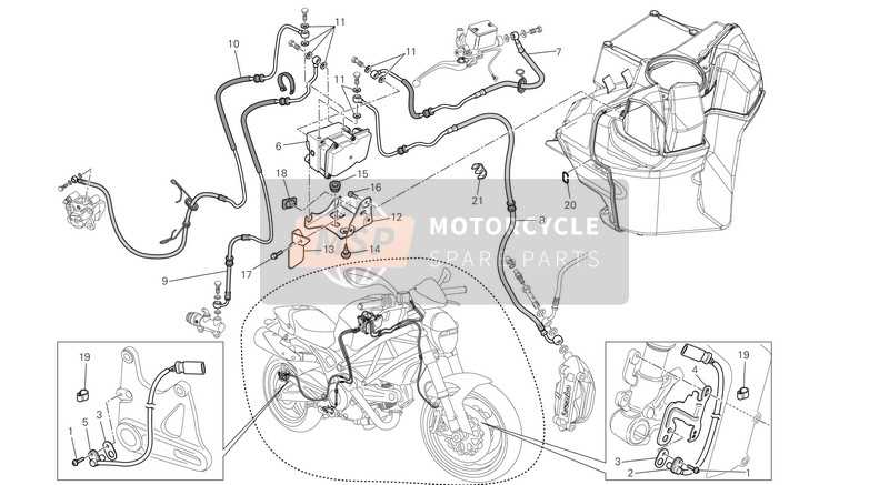 ducati monster 696 parts diagram