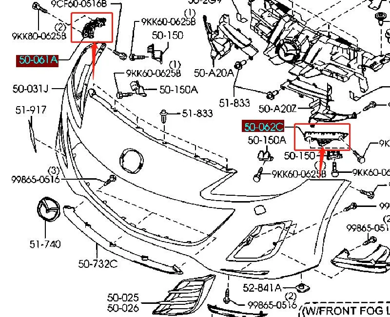 2008 mazda 3 parts diagram