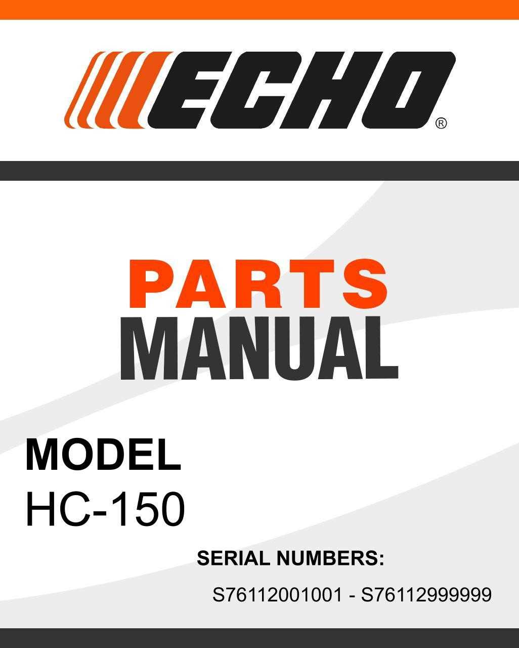 echo hc 150 parts diagram