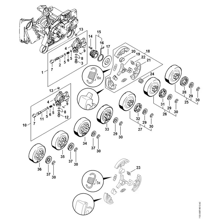 stihl chainsaw 026 parts diagram