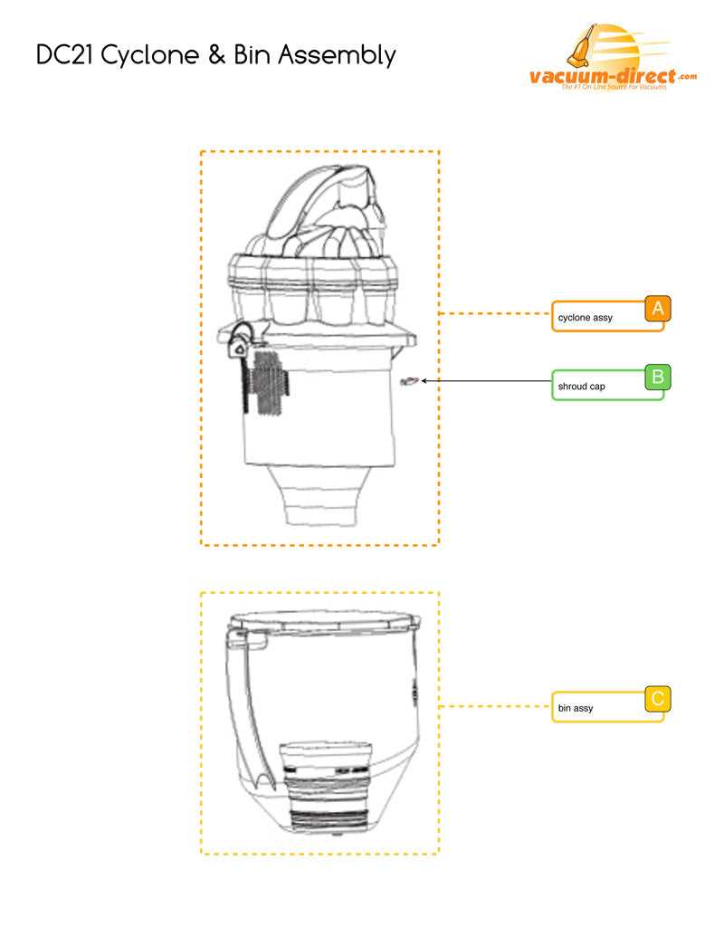 dyson dc14 animal parts diagram