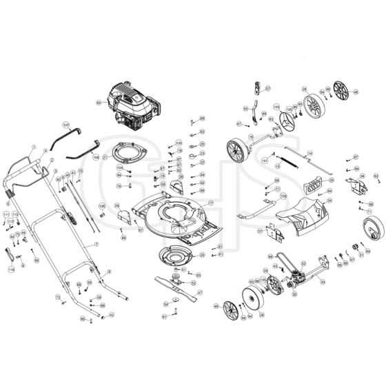 harry lawnmower parts diagram