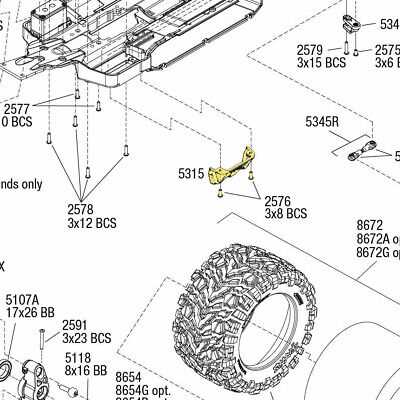 e revo brushless parts diagram