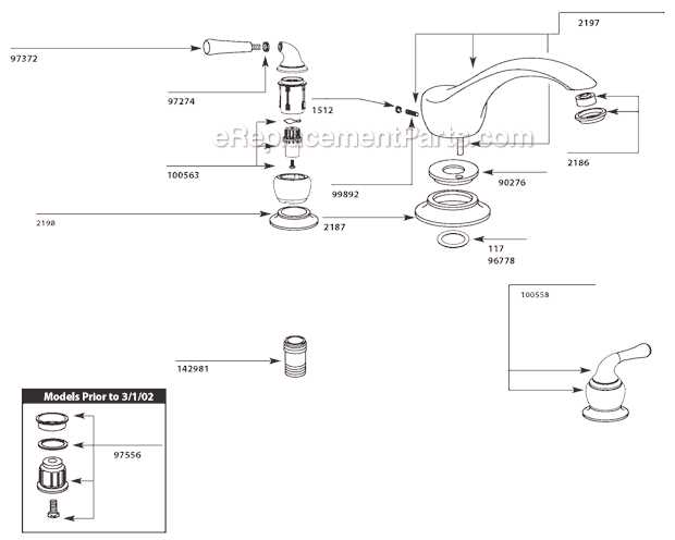 tub spout parts diagram