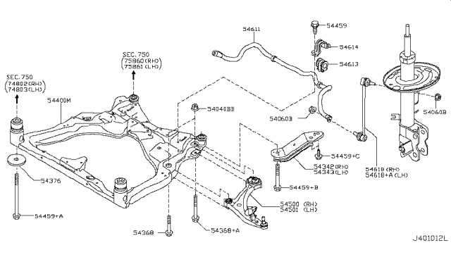 2012 nissan murano parts diagram