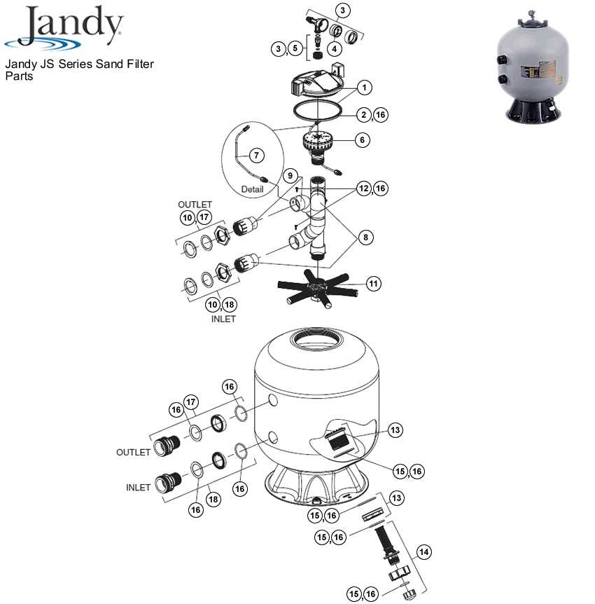 jandy cv460 parts diagram