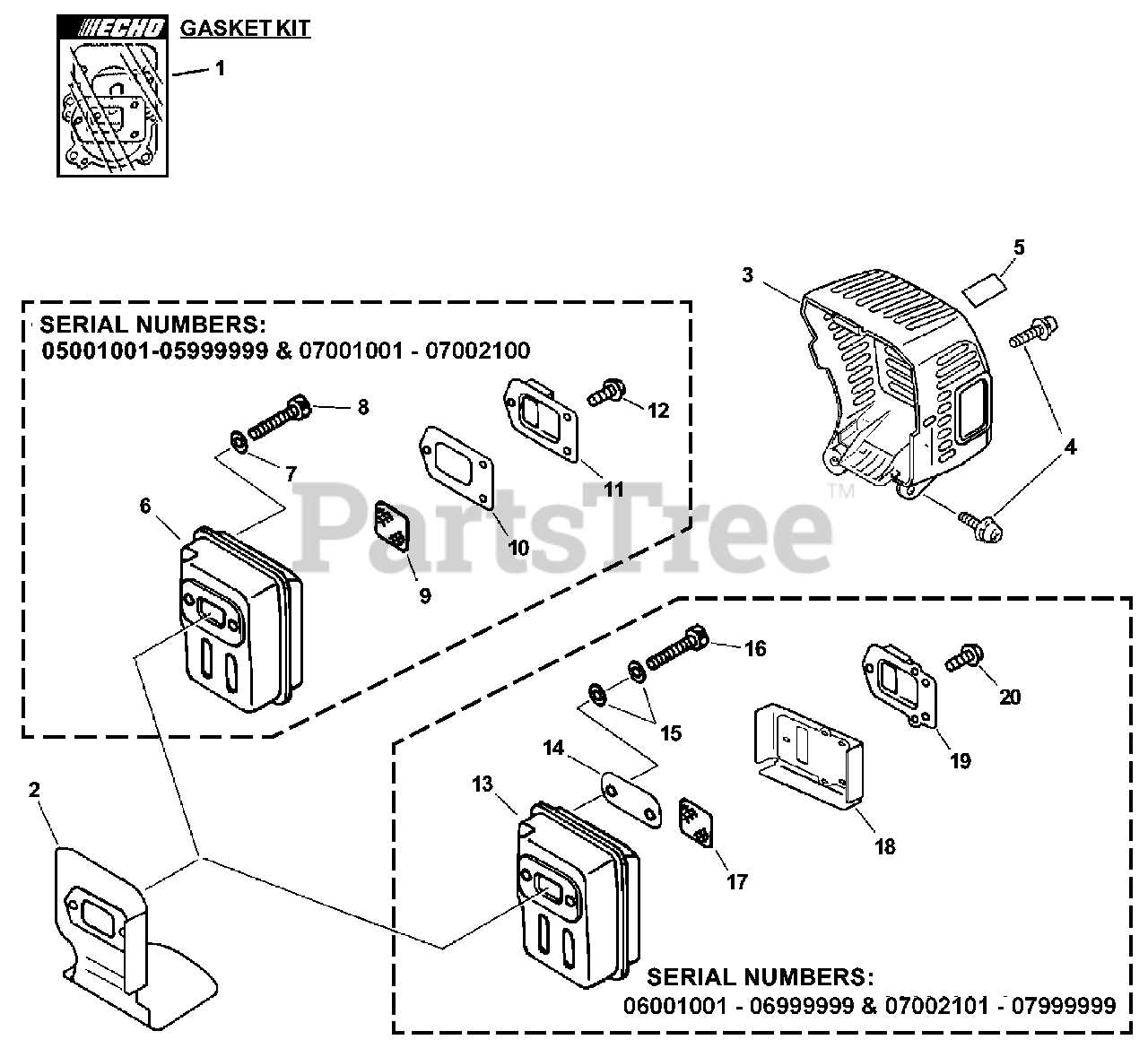 echo pas 230 parts diagram