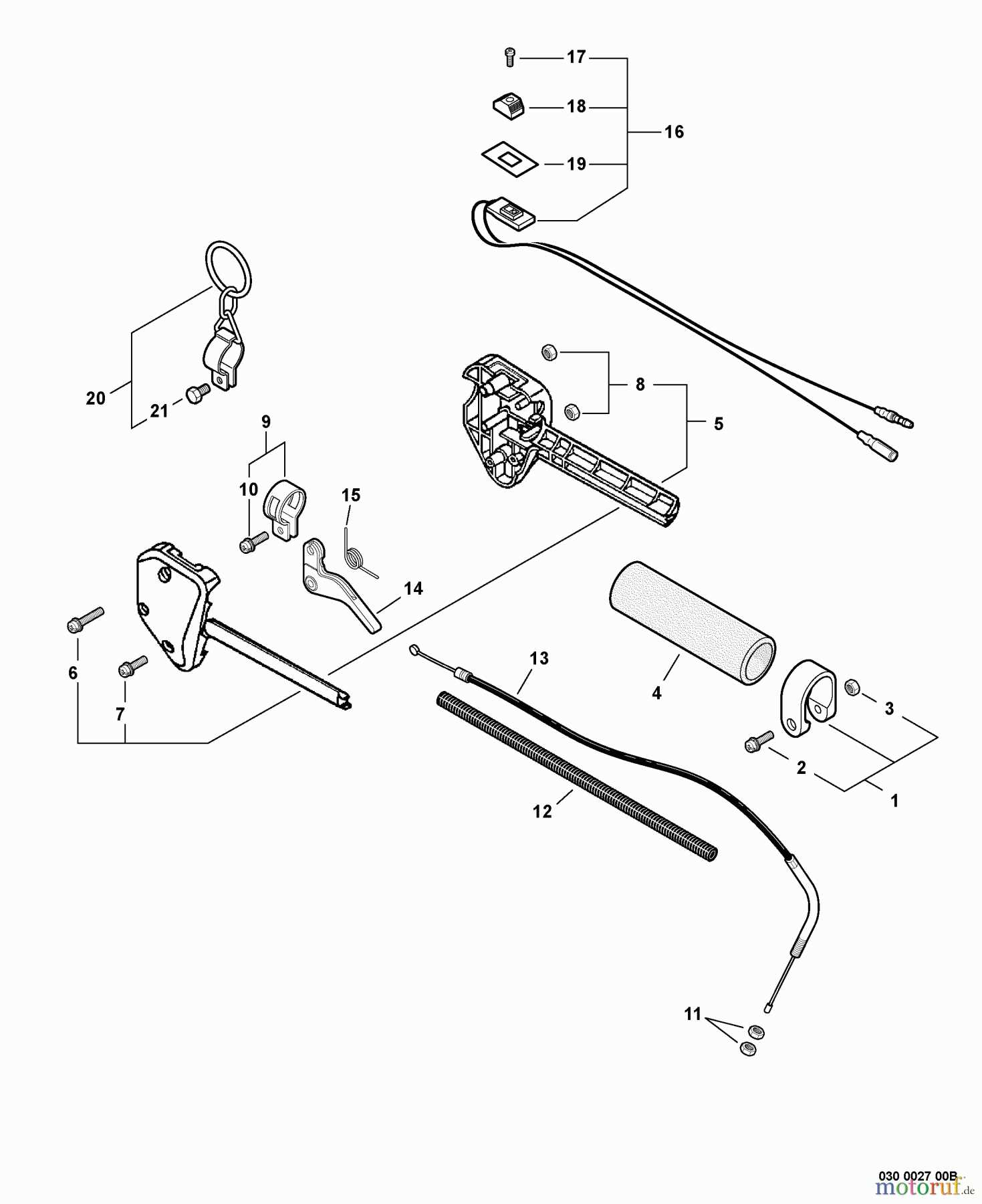 echo pas 260 parts diagram