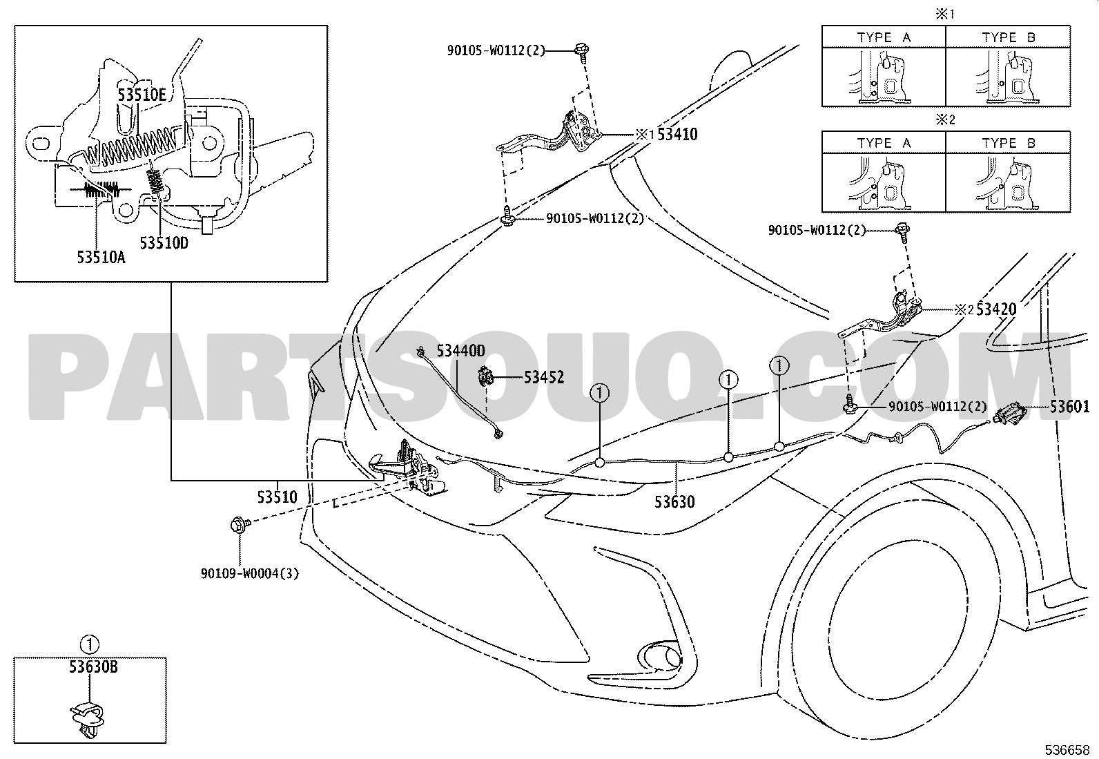 toyota corolla body parts diagram