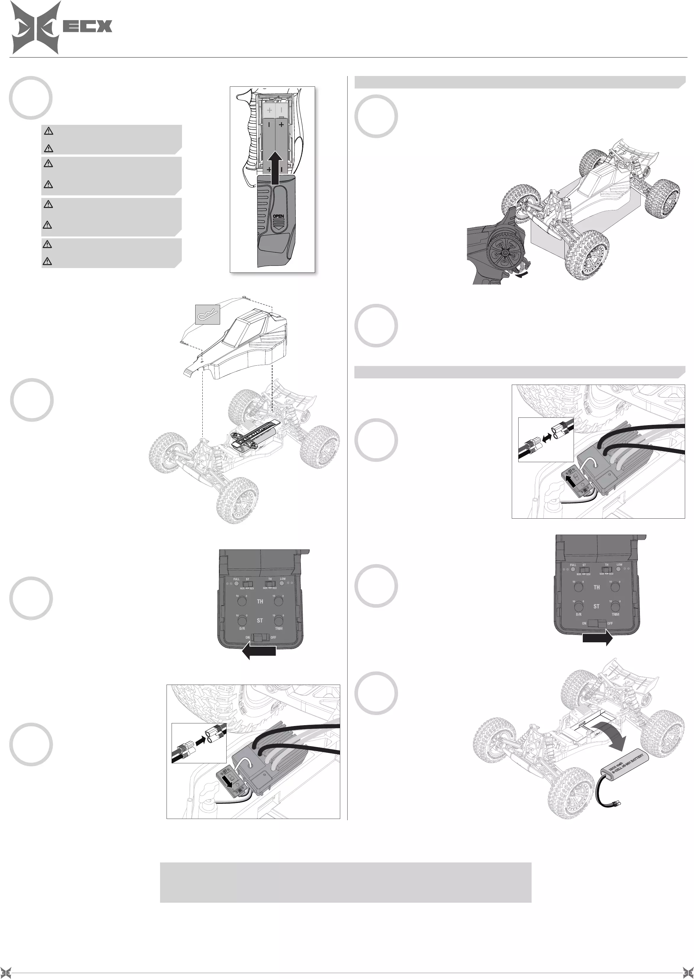 ecx torment 2wd parts diagram