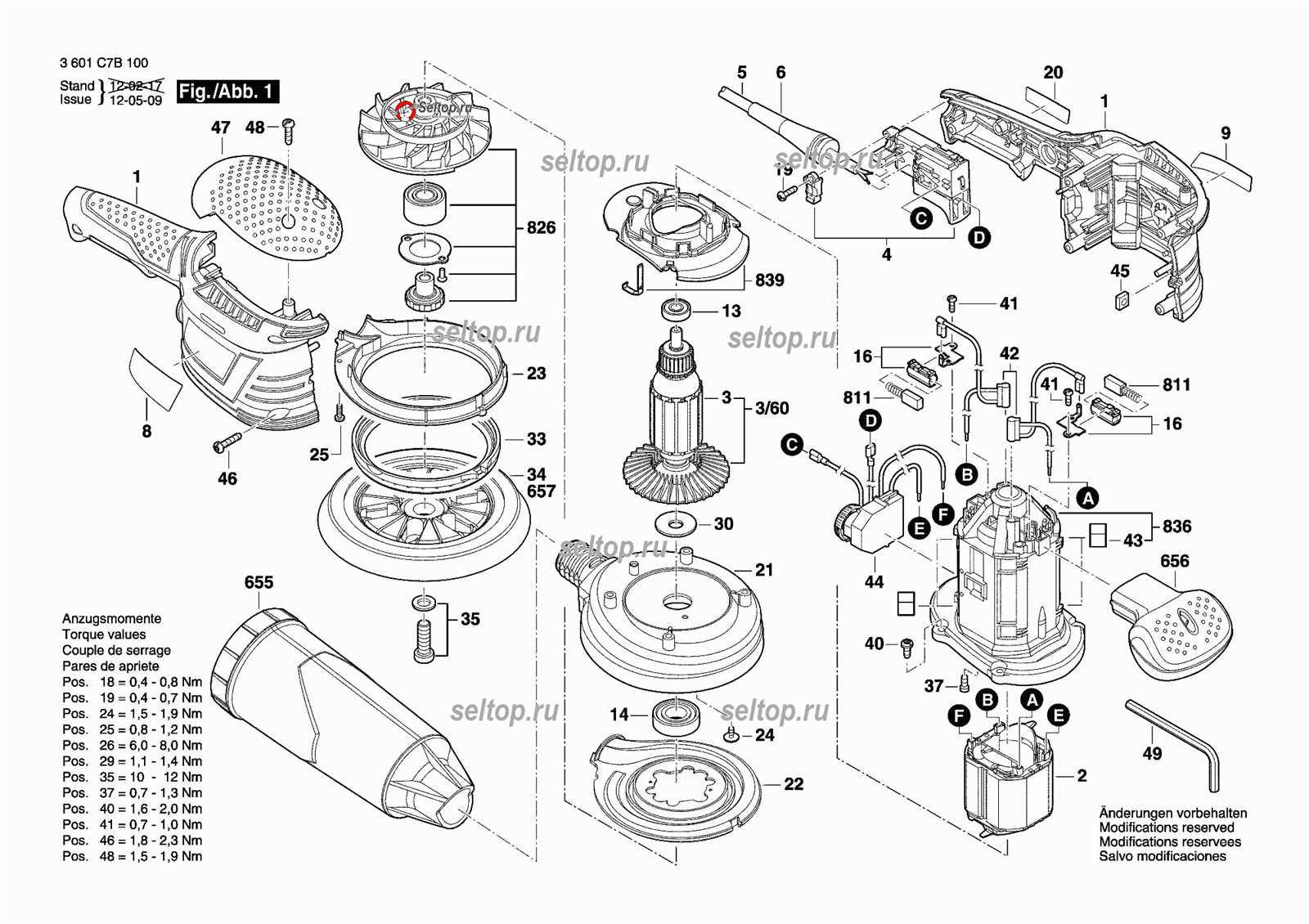 bosch nexxt 500 parts diagram