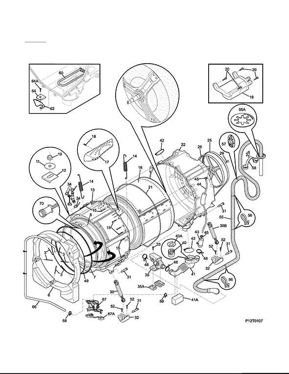 kenmore elite washer parts diagram