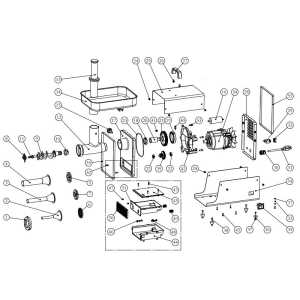 lem meat grinder parts diagram