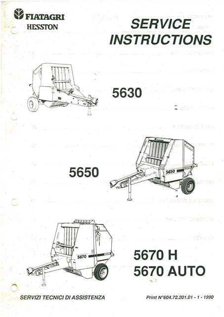 hesston 5500 round baler parts diagram