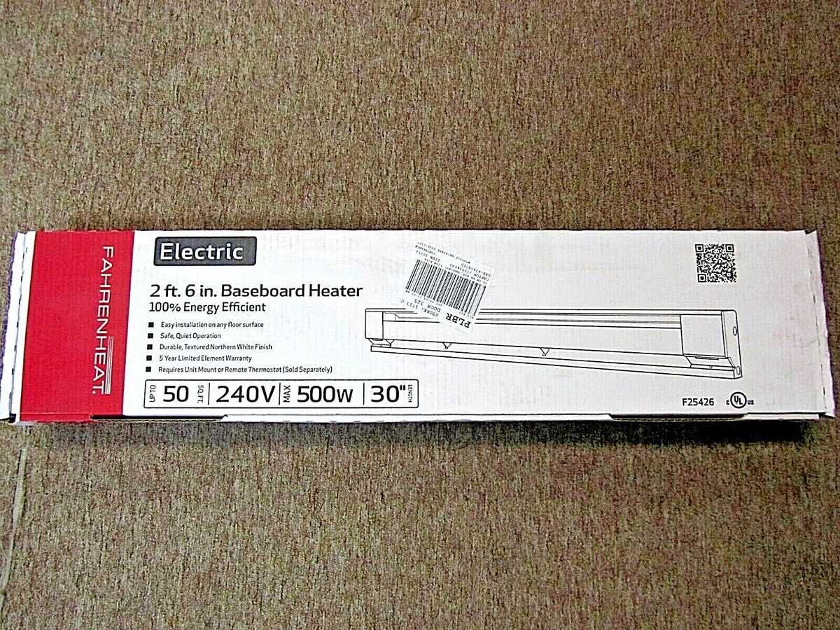 electric baseboard heater parts diagram