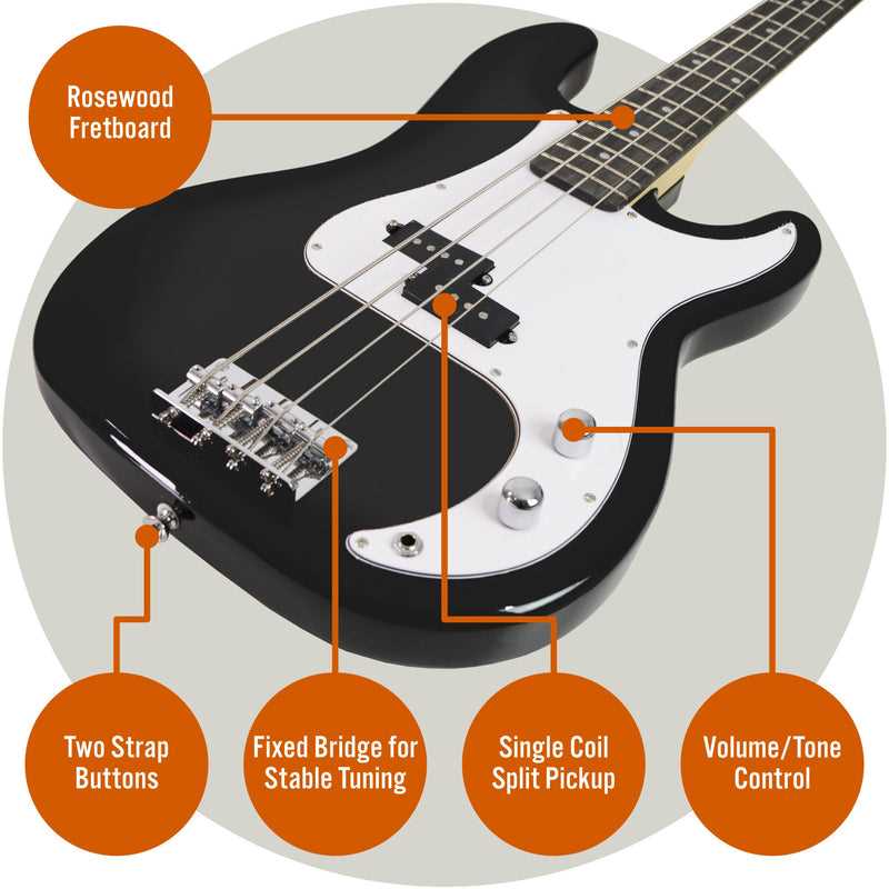 electric bass parts diagram