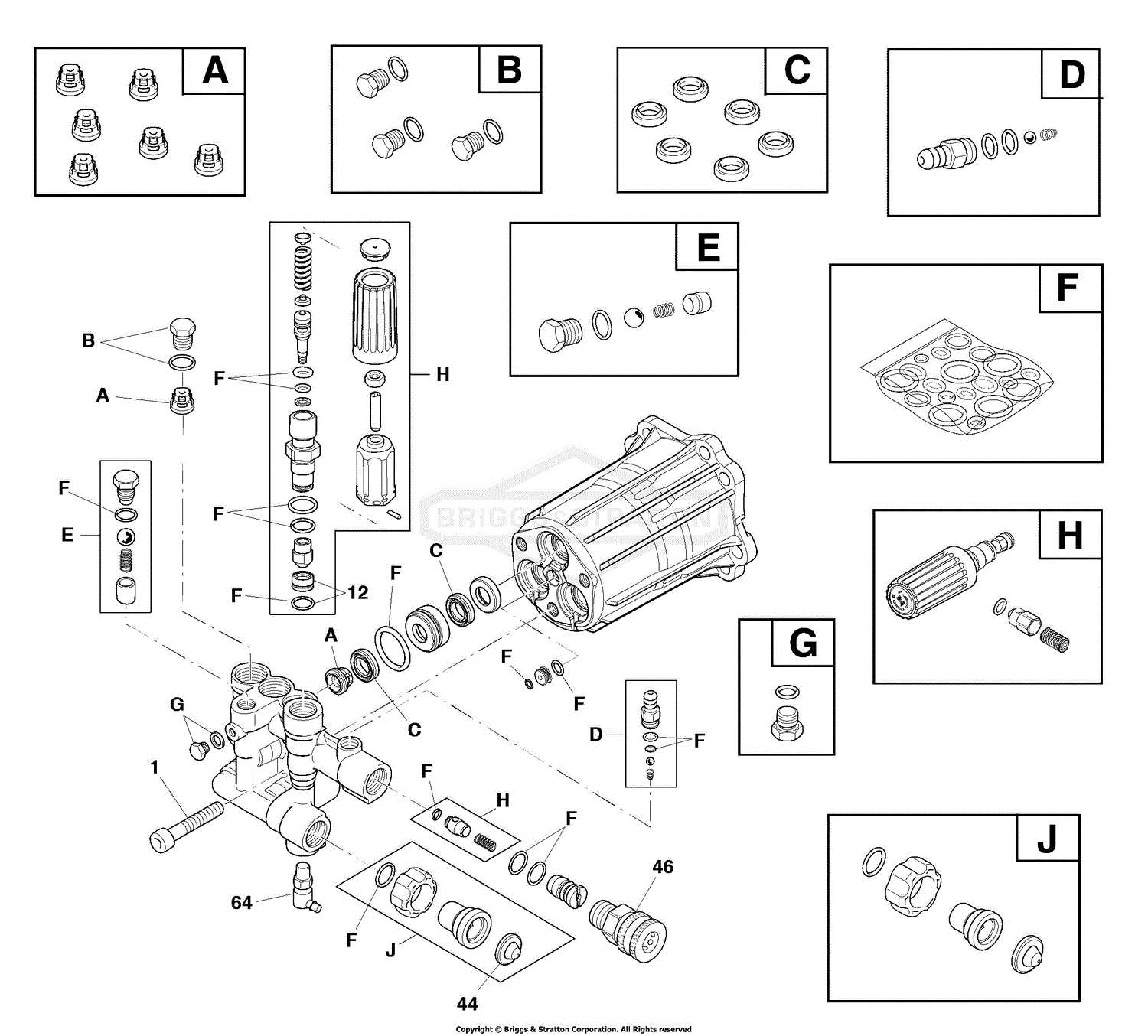 electric pressure washer parts diagram