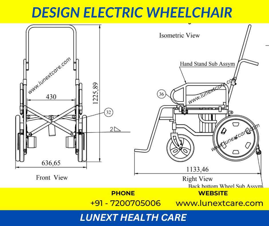 electric wheelchair parts diagram