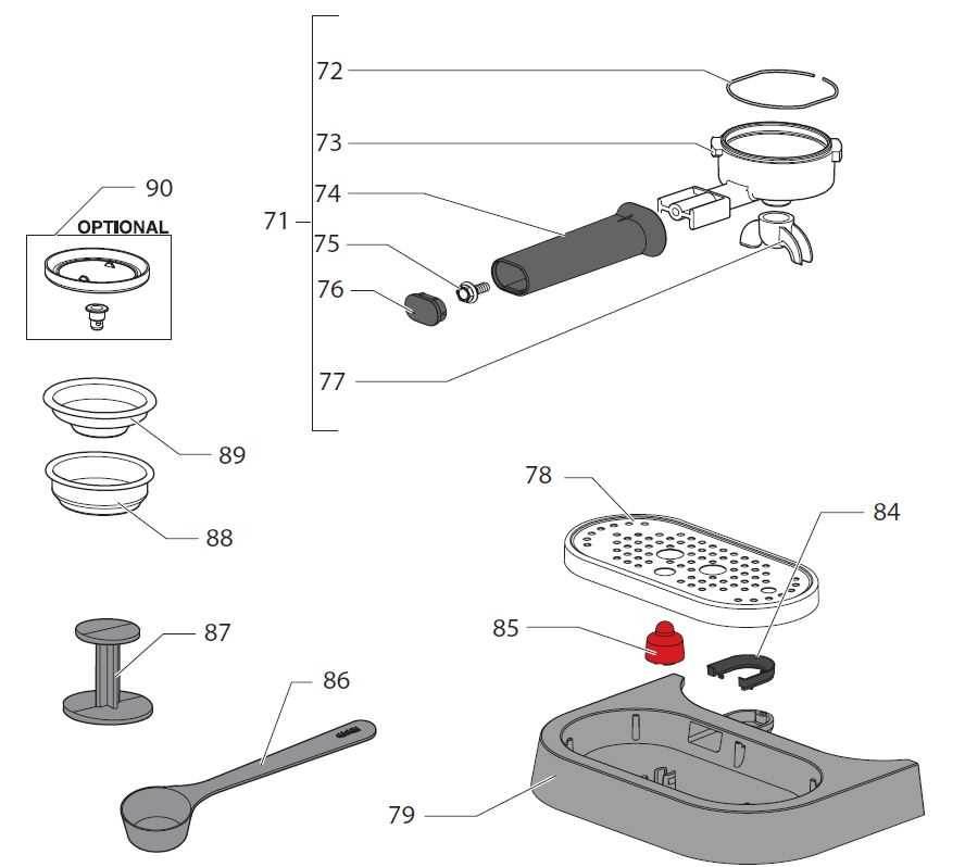 gaggia parts diagram