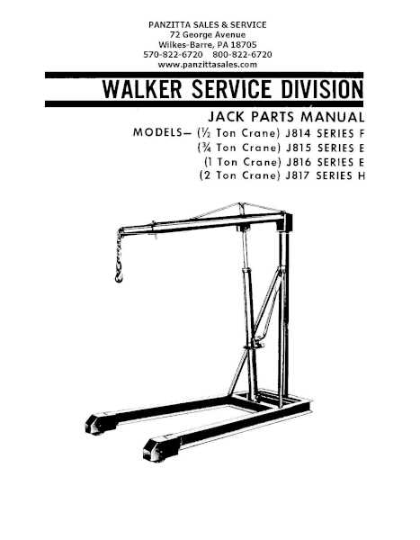 engine hoist parts diagram