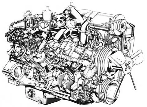 engine parts diagram v8