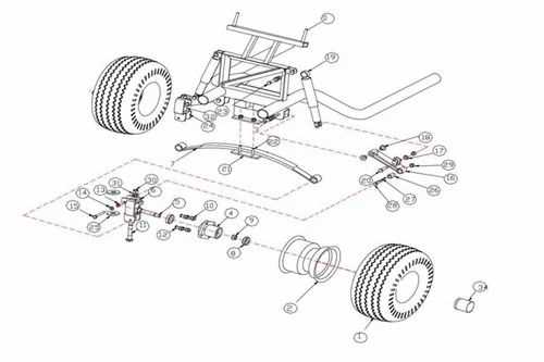 car axle parts diagram