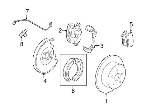 parking brake parts diagram