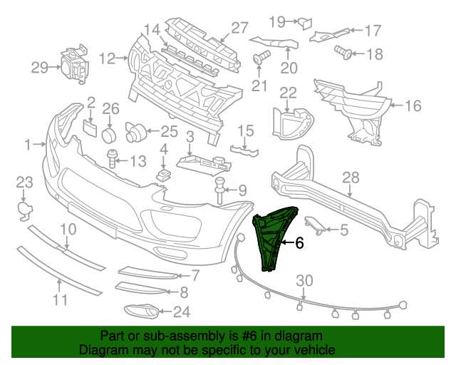 porsche oem parts diagram