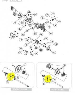 front axle parts diagram