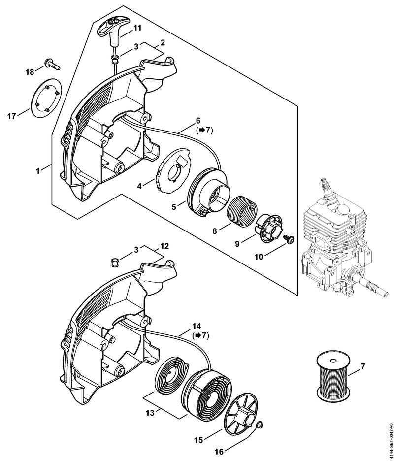 string trimmer stihl fs 56 rc parts diagram pdf