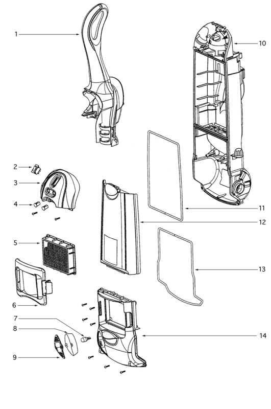 eureka vacuum parts diagram