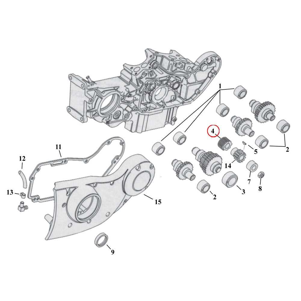 harley starter parts diagram