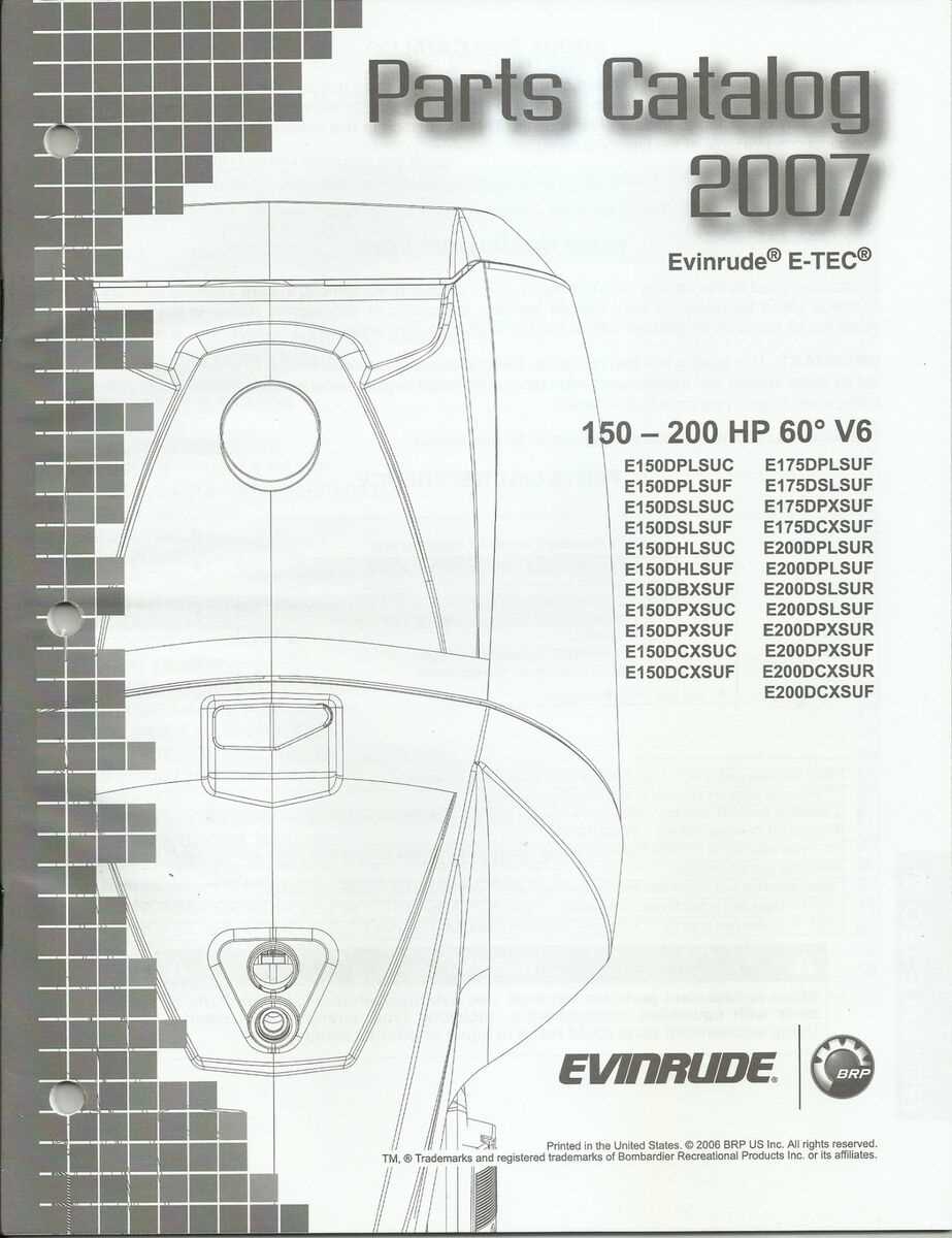 evinrude etec parts diagram