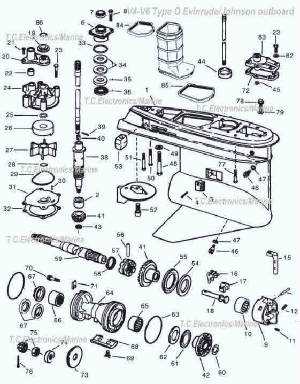 evinrude etec parts diagram