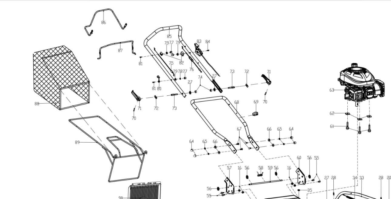 ryobi lawn mower parts diagram