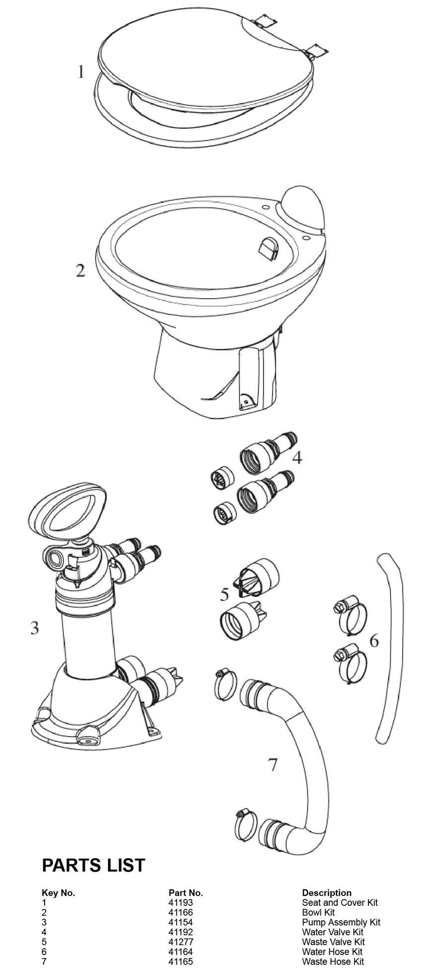 dometic 300 rv toilet parts diagram