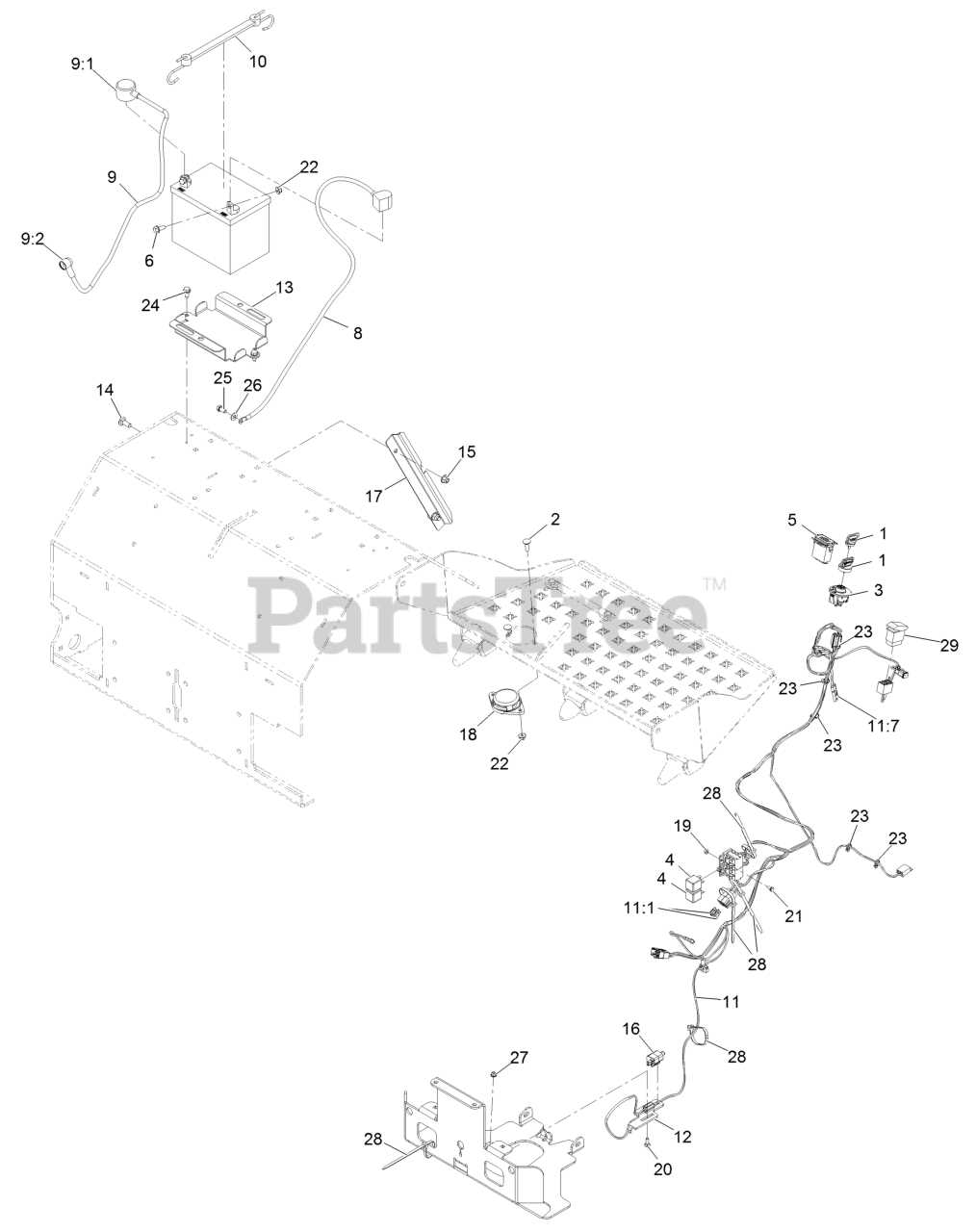 exmark 30 parts diagram