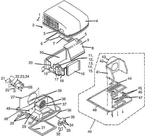 dometic duo therm parts diagram