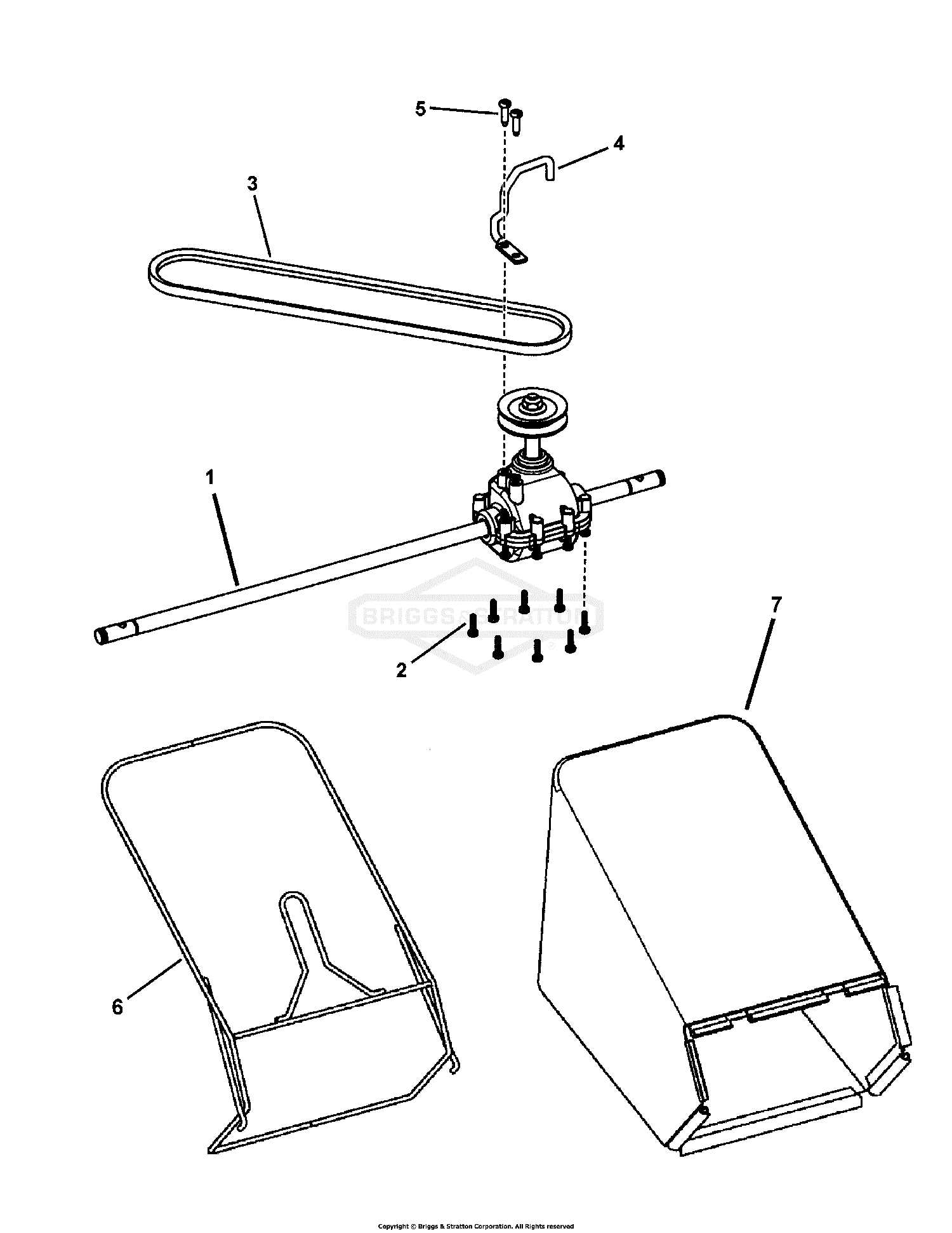 brute mower parts diagram