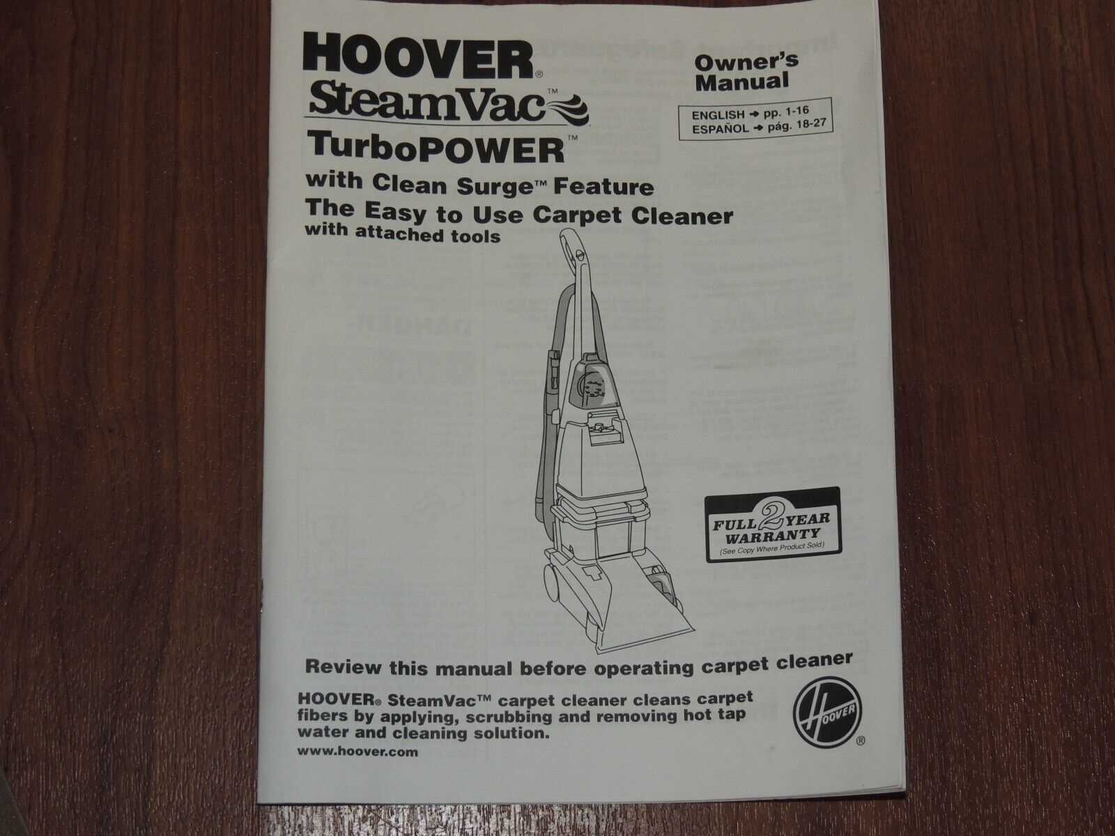 hoover steamvac spinscrub parts diagram