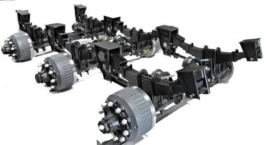 semi trailer suspension parts diagram