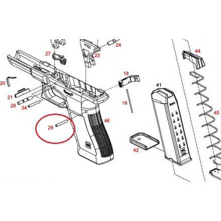 glock slide parts diagram