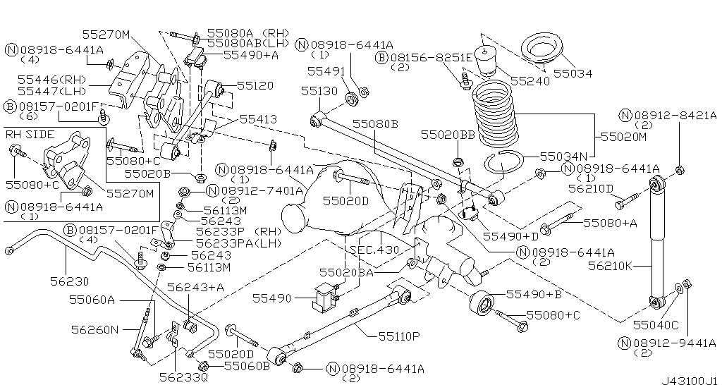 2006 nissan pathfinder parts diagram