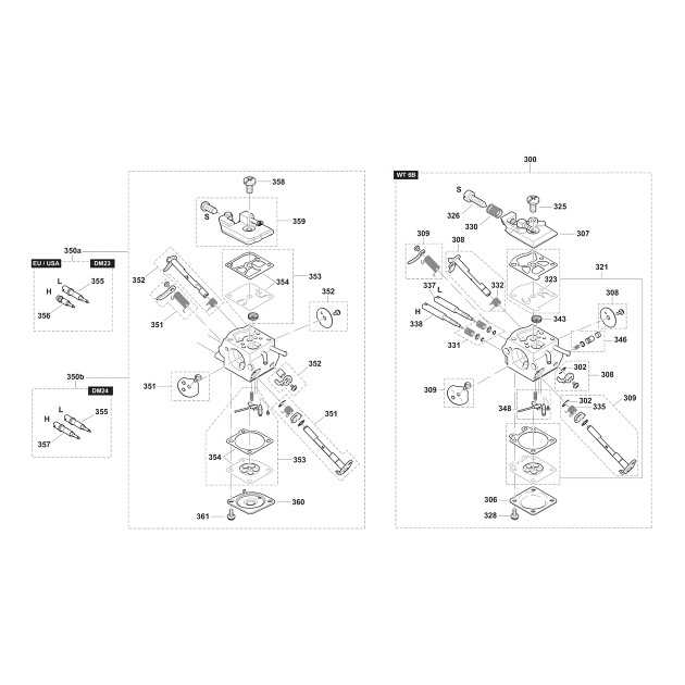 husqvarna 353 parts diagram