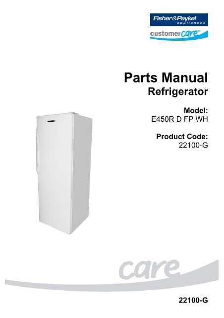 fisher paykel parts diagram