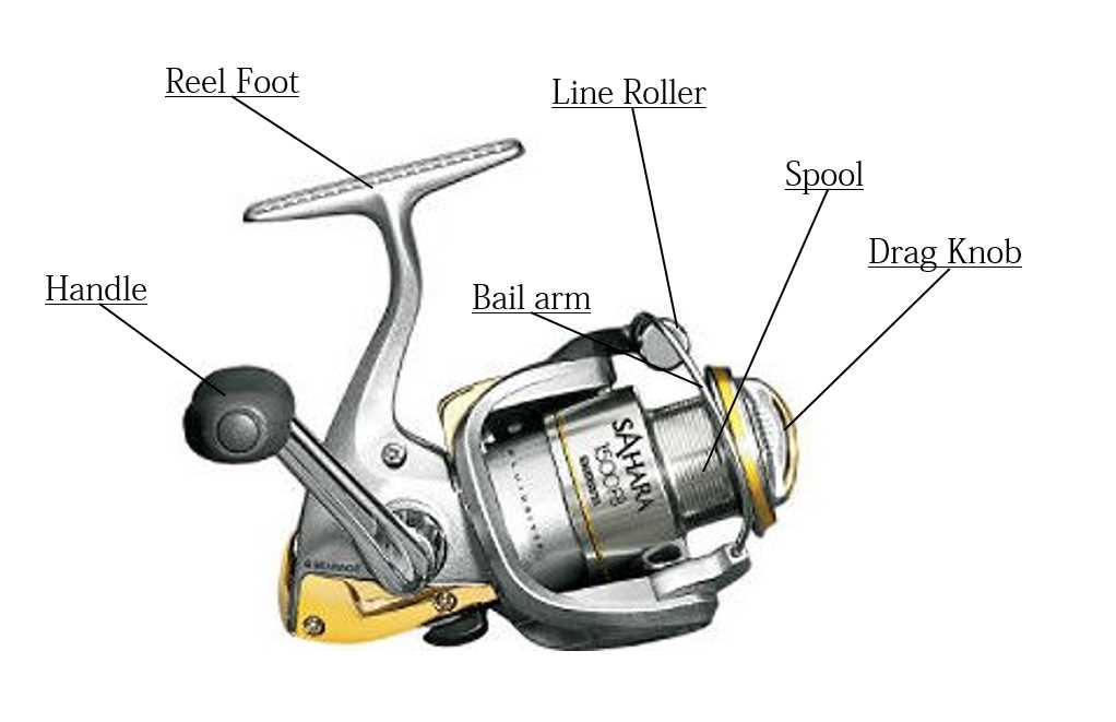 fishing rod parts diagram