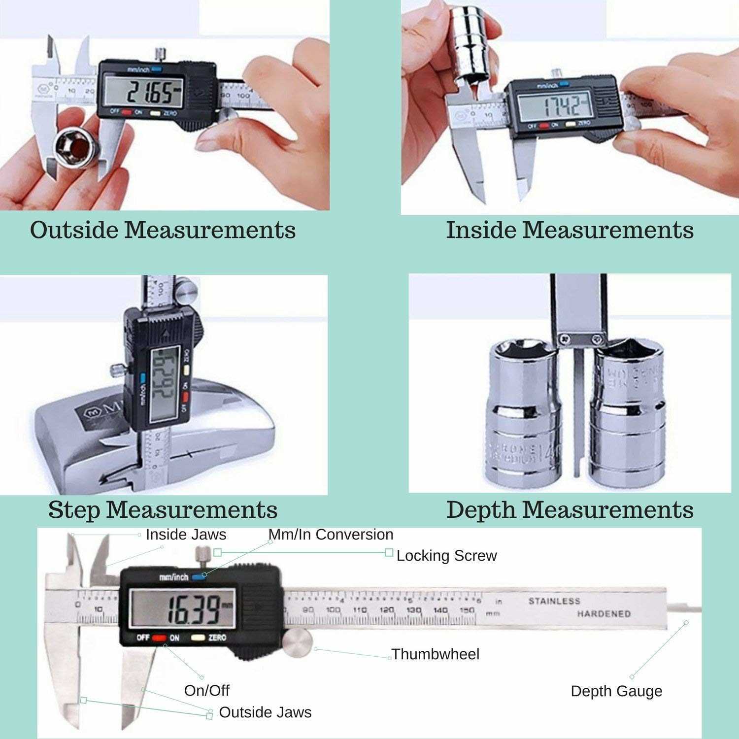 vernier caliper parts diagram