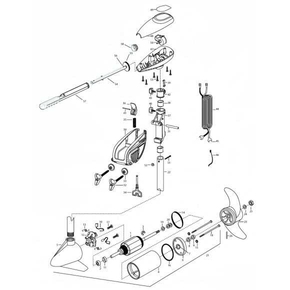 minn kota e drive parts diagram